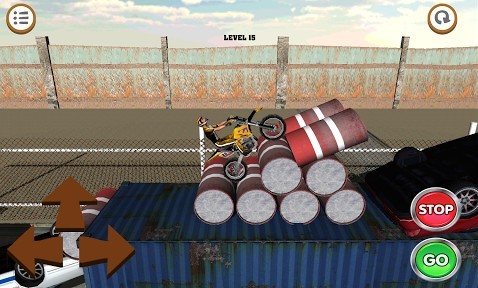 3D motocross: Industrial capture d'écran 1