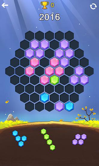 Hex jewel puzzle pour Android