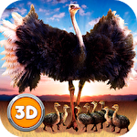 Ostrich bird simulator 3D іконка