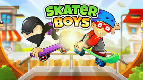 Skater boys: Skateboard games Symbol