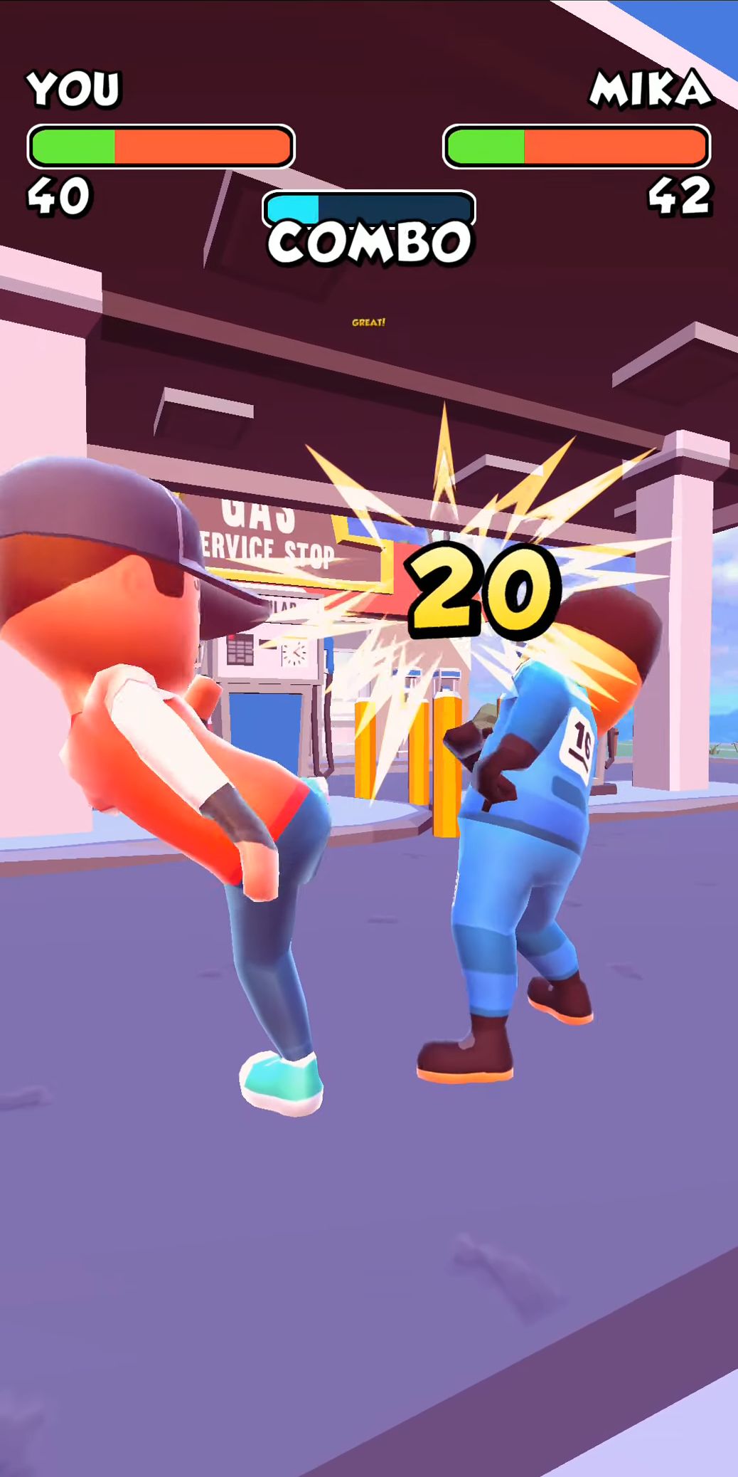 Swipe Fight! скриншот 1