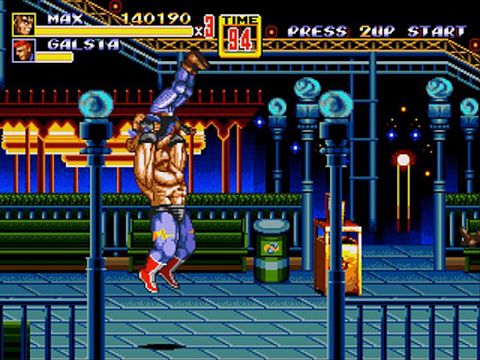 Fighting games Streets of rage 2