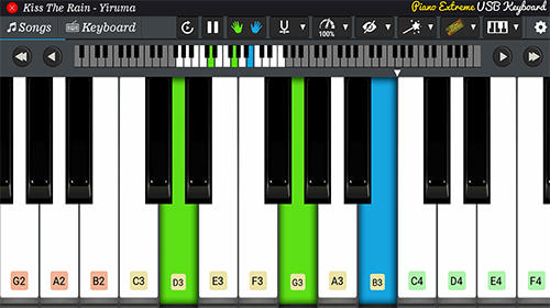 Piano extreme: USB keyboard für Android