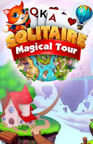 Solitaire magical tour: Tripeaks puzzle adventure скріншот 1