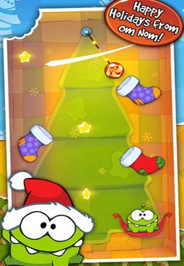 iPhone向けのCut the Rope Holiday Gift無料 