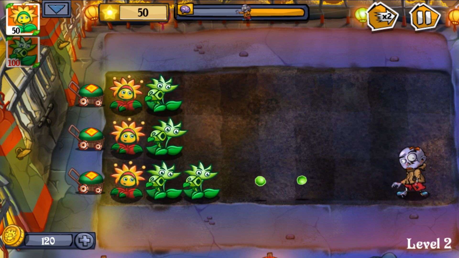 Flower Zombie War for Android