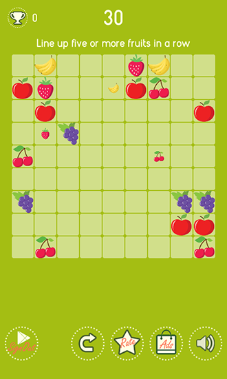 Fruit lines screenshot 1
