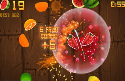 日本語のFruit Ninja 