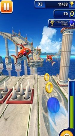 Sonic dash captura de pantalla 1