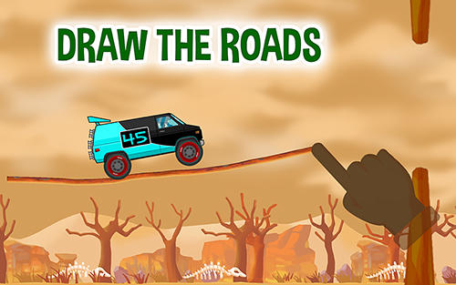 Road draw: Hill climb race captura de tela 1