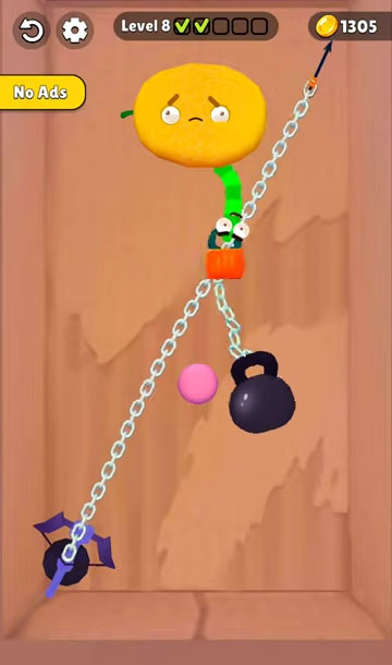 Worm out: Brain teaser & fruit for Android