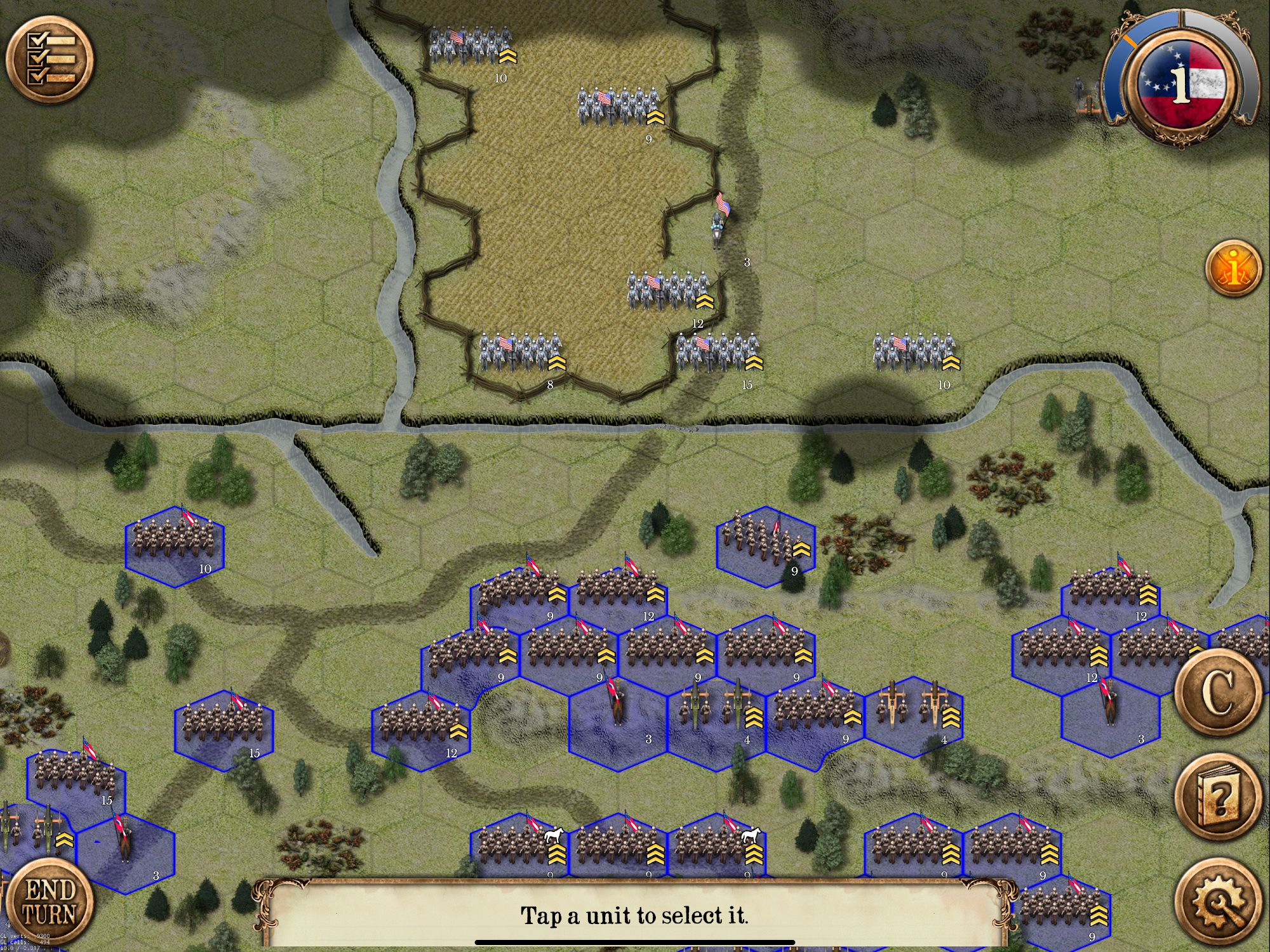 Chickamauga Battles captura de pantalla 1