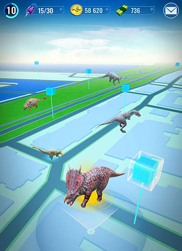 Jurassic world alive screenshot 1