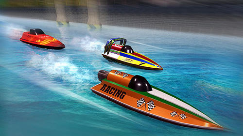 Speed boat racing: Racing games capture d'écran 1