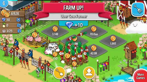 Farm away! Idle farming für Android