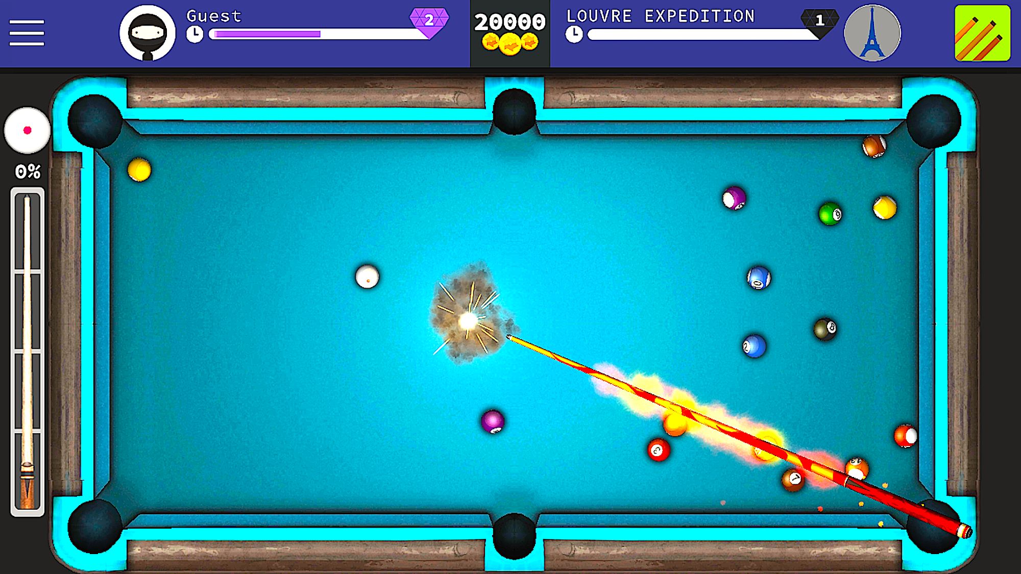 8 Ball Clash - Pooking Billiards Offline captura de pantalla 1