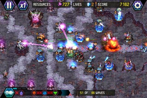 iPhone向けのTower defense: Lost Earth無料 