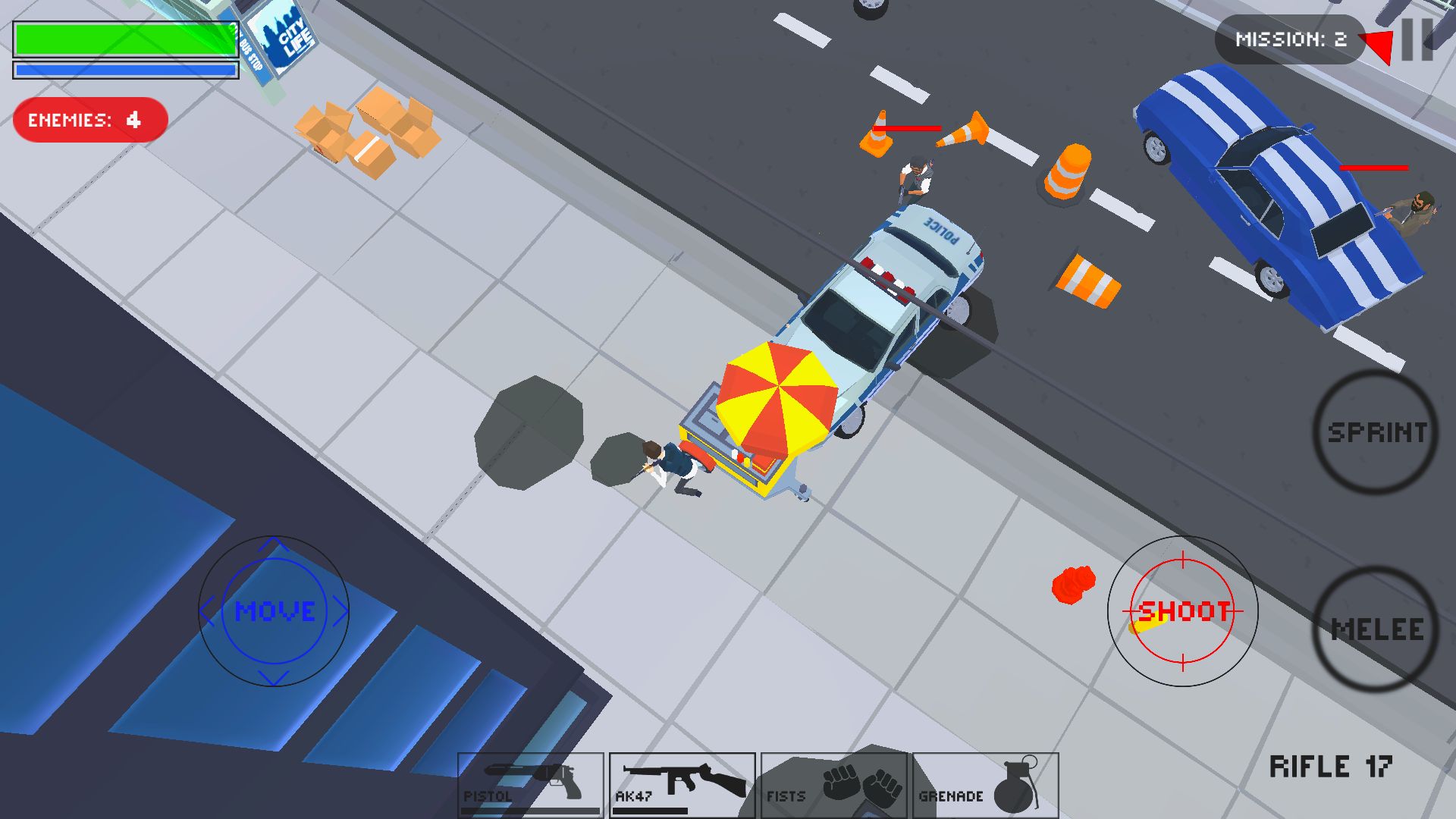 Polygon Cover Strike: Top Down Shooter Games for Android
