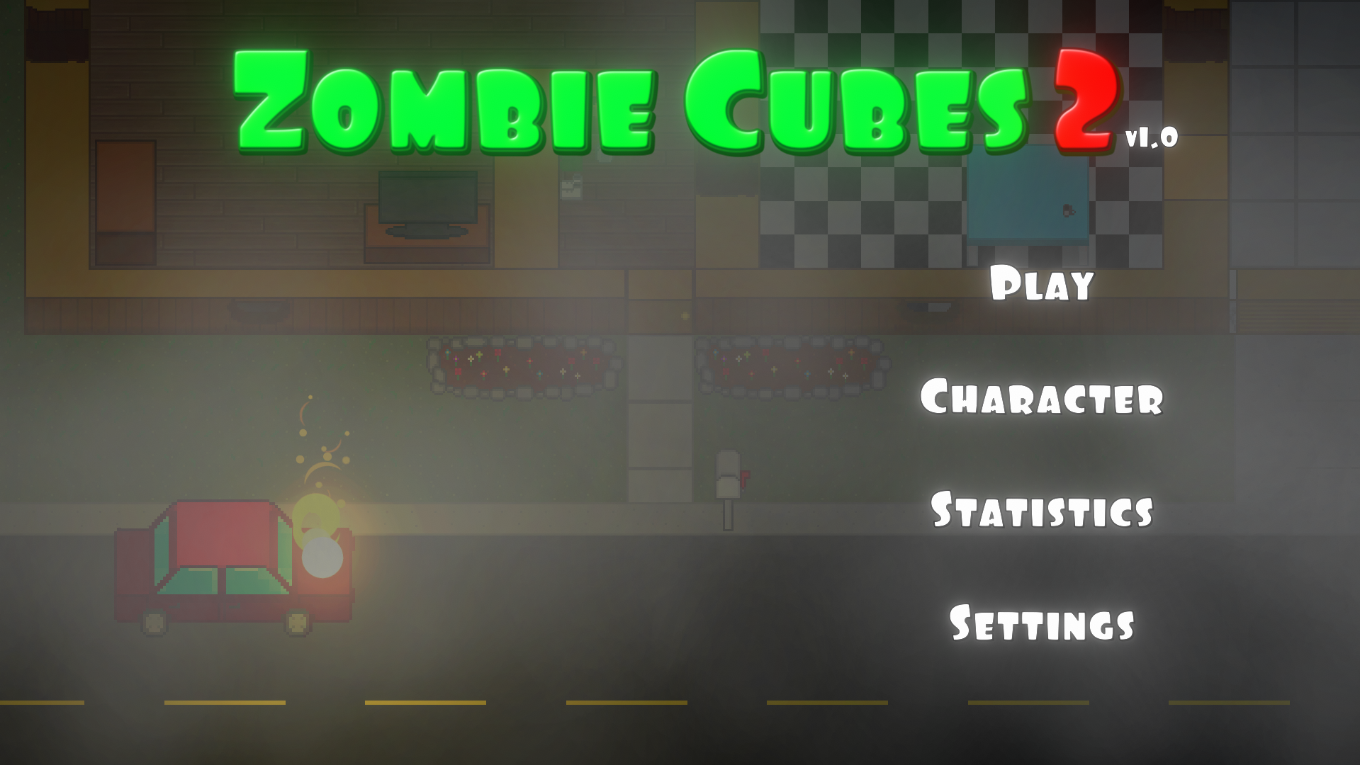 Zombie Cubes 2 captura de tela 1