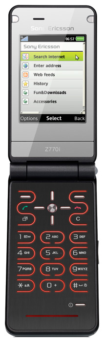мелодії на дзвінок Sony-Ericsson Z770i