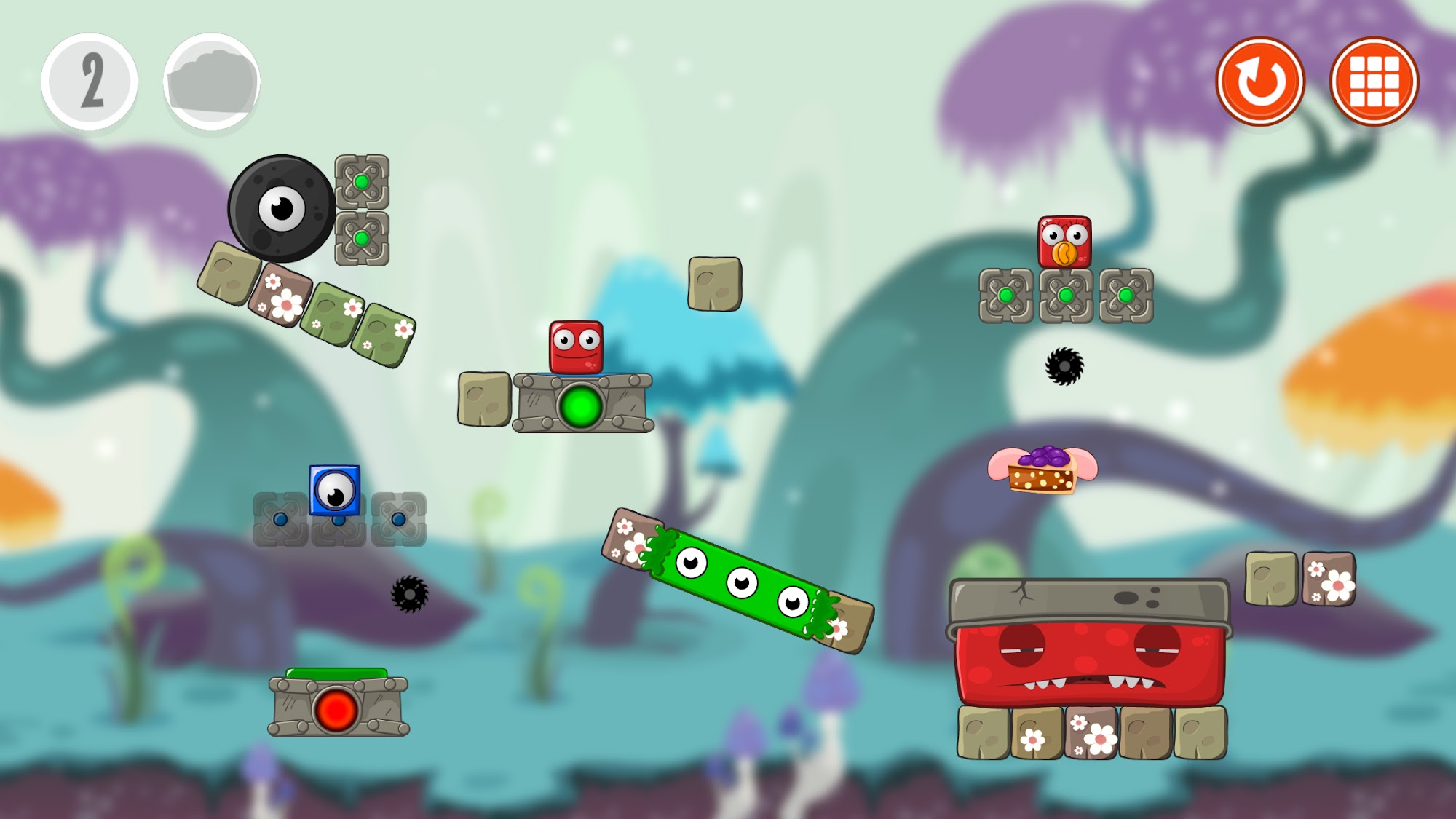 Monsterland 2. Physics puzzle game for Android
