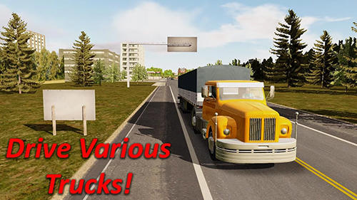 Heavy truck simulator captura de pantalla 1