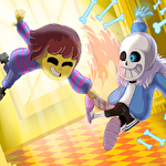 Иконка Sans vs Frisk