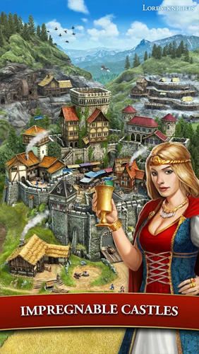 Lords and knights: Strategy MMO para Android