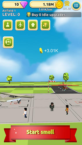 Airfield tycoon clicker captura de tela 1