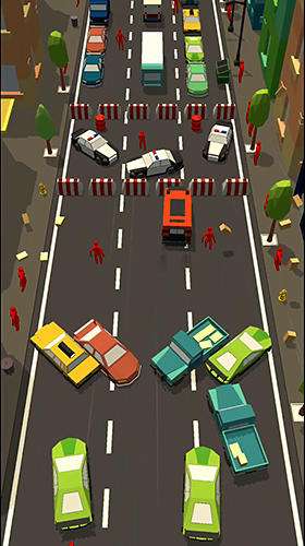 Car bump: Smash hit in smashy Road 3D für Android