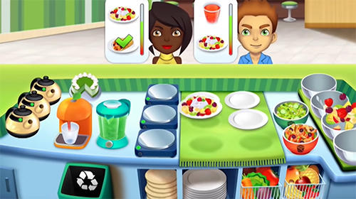 My salad bar: Healthy food shop manager für Android