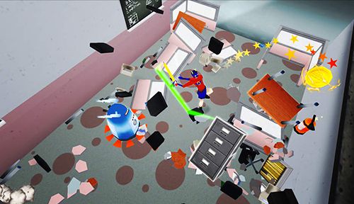  Super smash the office: Endless destruction in English