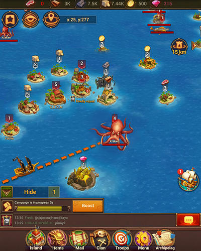 Pirate war: Age of strike for Android