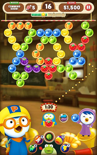 Pororo: The little penguin. Bubble shooter for Android