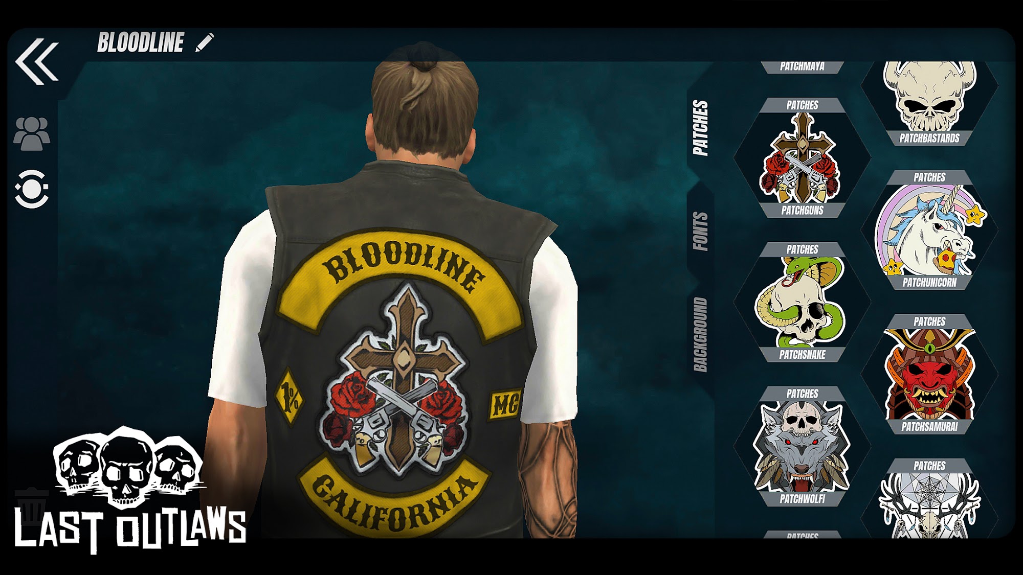 Last Outlaws: The Outlaw Biker Strategy Game captura de pantalla 1
