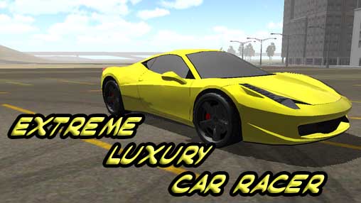 Extreme luxury car racer Symbol