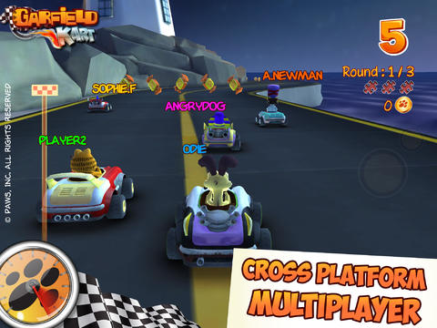 download garfield kart apk