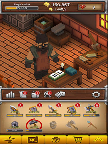 Forgecraft: Idle tycoon pour Android