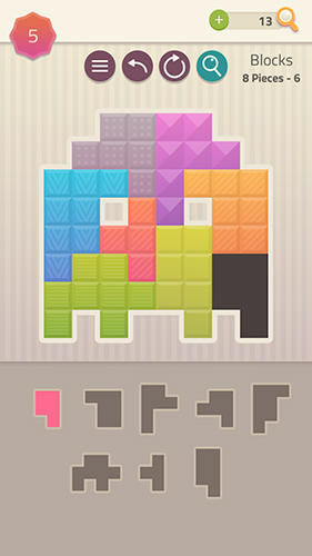 Tangrams and blocks for Android