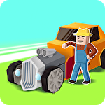 Crazy car: Fast driving in town icon