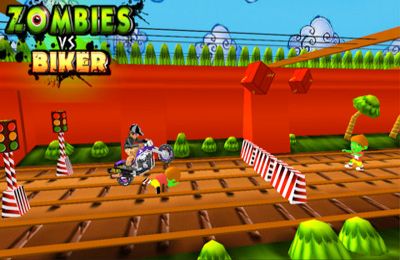 Zombies vs Biker (3D Bike racing games) for iPhone for free