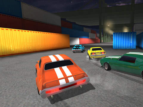 Miami racing: Muscle cars