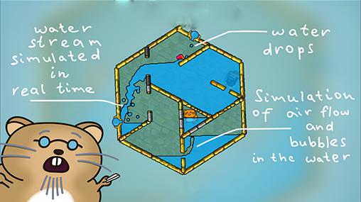 Hasty hamster and the sunken pyramid: A water puzzle capture d'écran 1