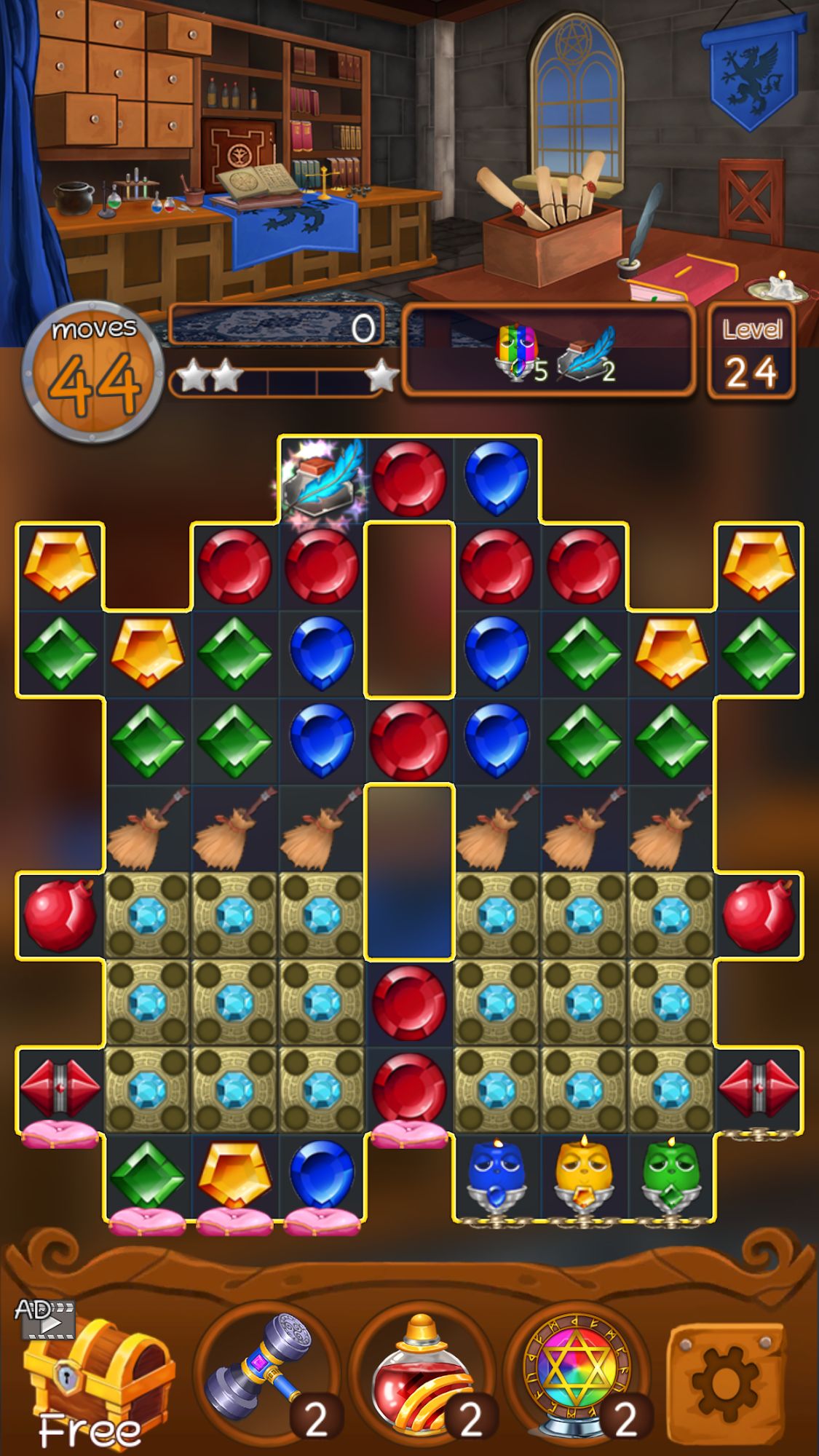 Jewels Magic Kingdom: Match-3 puzzle screenshot 1