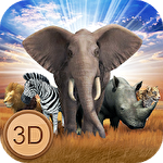 Wild animals world: Savannah simulator ícone