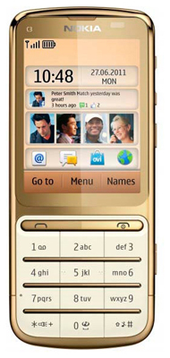 Laden Sie Standardklingeltöne für Nokia C3-01 Gold Edition herunter