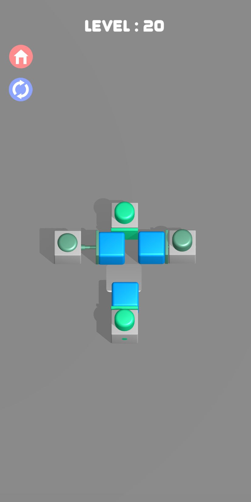 Push them all 3D - Smart block puzzle game captura de tela 1