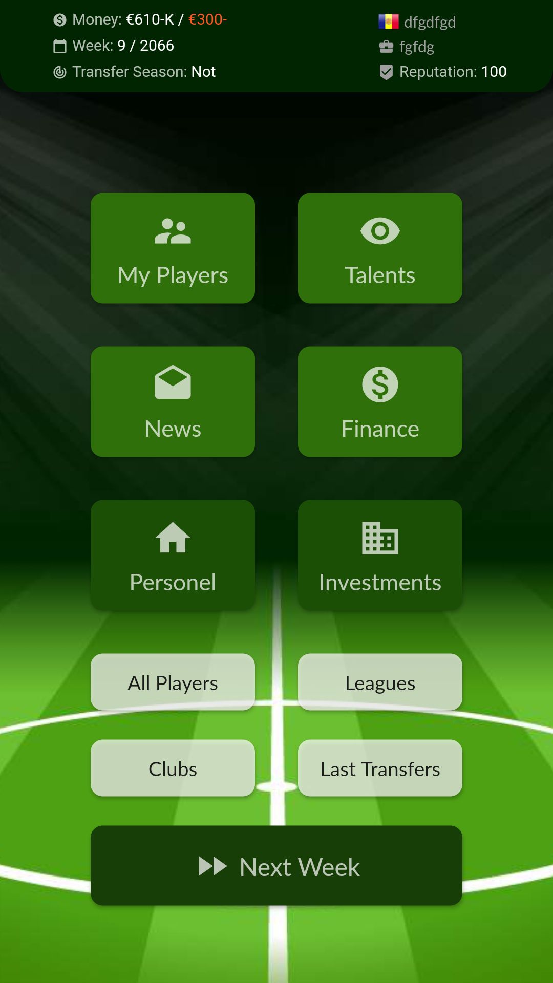 Soccer Agent for Android