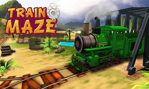 Train maze 3D icon