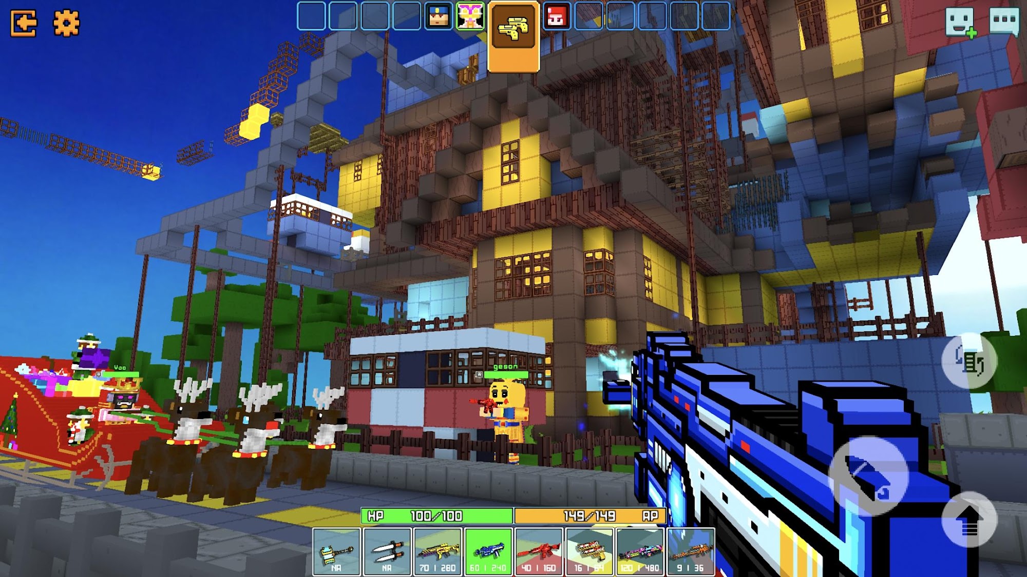 Cops N Robbers:Pixel Craft Gun for Android